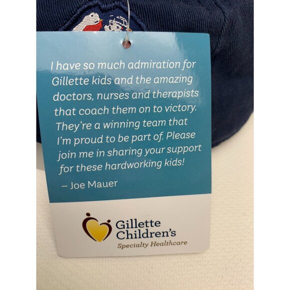 Joe Mauer Retirement Navy Baseball Hat 2019 Snapback Adjustable Tribute Cap NEW - Picture 12 of 12